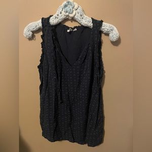 Gap maternity, size large, navy blue sleeveless shirt